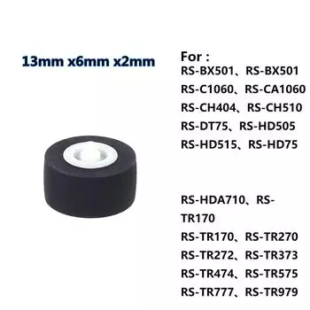 Качественный резиновый ролик для кассеты, давление ремня шкива для кассетного плеера RSBX501,RSC1060,RSCA1060,RSCH404,RSCH510