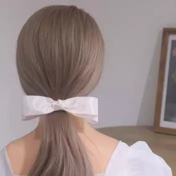 Качественный розовый и синий нежный бантик для девочки, двухслойная заколка для волос, зажим-утконос, верхняя клипса на затылке