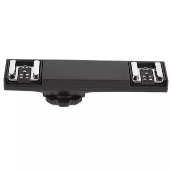 Качественный сверхлегкий двойной разветвитель «горячий башмак» для зеркальной фотокамеры (для зеркальной камеры)