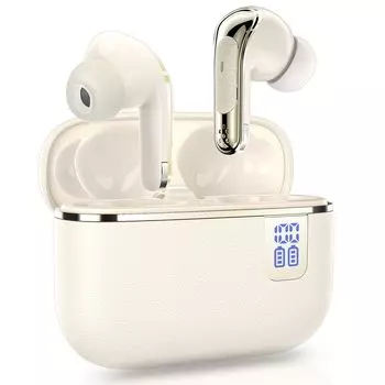 Качество звука Беспроводные наушники Bluetooth наушники Компактные легкие До 60 часов воспроизведения AAC ENC звонки Bluetooth наушники Автоматическое сопряжение