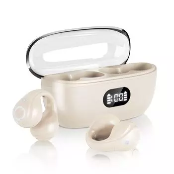 Качество звука Улучшенные беспроводные наушники-каффы с воздушной проводимостью, костной проводимостью, утечкой звука, шумом ENC, низким уровнем шума, которые не блокируют ваше открытое ухо