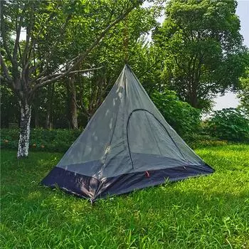 Kadahis Mosquito Уличная внутренняя палатка от комаров для одного полюса Сетка от комаров для ультрапортативной легкой установки на высоте Удобно для хранения