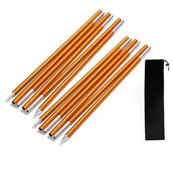 Kadahis Tent Aluminum Pole Set of Diameter Multifunctional Storage Case Included total length Pole, 2, 11mm, Lightweight, Tent, Camping, Touring,