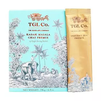 Кадак Масала чай Премикс (14 пак, 14 г), Kadak Masala Chai Premix, TGL Co.