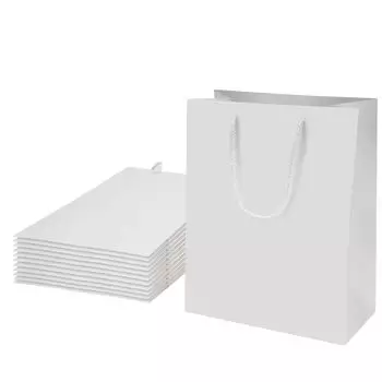 Kaderron Paper Carrying Толстый подарочный пакет из многоразовой бумаги Подарочный очень большой бумажный DIY Упаковка для дня рождения Сумка, Сумка, Тип, [Набор 15] Прочный, долговечный, сумка,