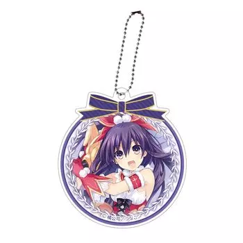 KADOKAWA Date A Live Christmas Fair Acrylic Keychain Tohka Yatogami H6 x Steel Approx. W5.5cm Acrylic,