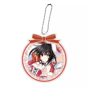 KADOKAWA Date A Live Рождественская ярмарка акриловый брелок Куруми Токисаки H6 x сталь приблизительно. Ш5.5см Акрил,