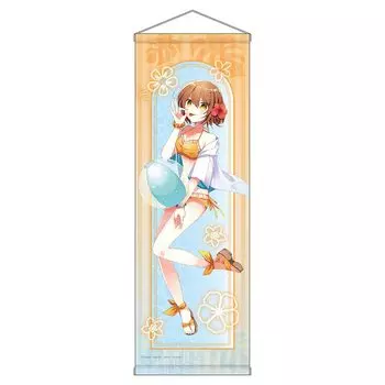 KADOKAWA MF Bunko J Summer School Festival 2024 Newly Drawn Island Beach Flag Lena x Made of PVC Goodbye Declaration Approx. 25.8 72.8cm polyester,