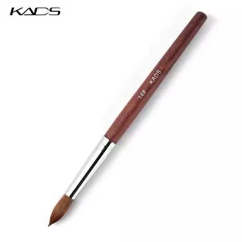 KADS 14 # Маникюрные кисти Колинская ручка из соболя Кисть из палисандра для акриловых ногтей Кисть для дизайна ногтей Ручка для рисования УФ-кисть для геля