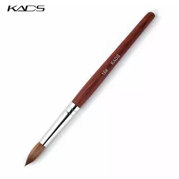 KADS 16 # Акриловая кисть для дизайна ногтей Колинская ручка из соболя Красное дерево Акриловая кисть для дизайна ногтей Кисть для дизайна ногтей Кисть для рисования