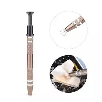 KADS 1 шт., сплав для маникюра, хлопковый коготь, чистый шаблон для штампа для ногтей, пластины для штамповки ногтей, инструмент для дизайна ногтей, трафареты, инструменты