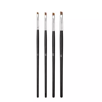 KADS 20 шт./компл. гелевая кисть для дизайна ногтей кисть для рисования с плоской головкой спиральный дизайн гелевые кисти инструмент для дизайна ногтей кисть для рисования