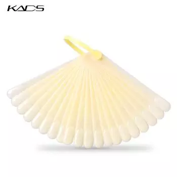 KADS 20 шт. накладные ногти веерообразные инструменты для отображения гель-лак практика таблица натуральных цветов