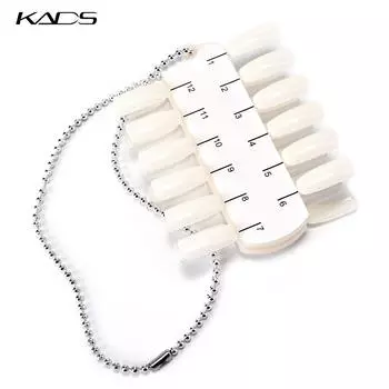 KADS 24 шт. Типсы для ногтей Природа Палитра накладных ногтей Практика Дисплей УФ-гель-лак Цветная доска