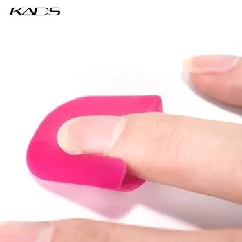 KADS 26 шт./компл. Защитная крышка для ногтей, 10 размеров, защита от пролития ногтей, маникюр, дизайн ногтей, держатель для пальцев с защитой от перелива, инструменты для защиты польских щитков