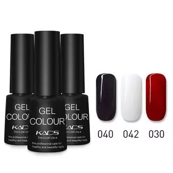 KADS 3 шт./компл. гель-лак для ногтей УФ-светодиодный замачиваемый гель-лак для ногтей для маникюра 7 мл полуперманентный УФ-лак Vernis