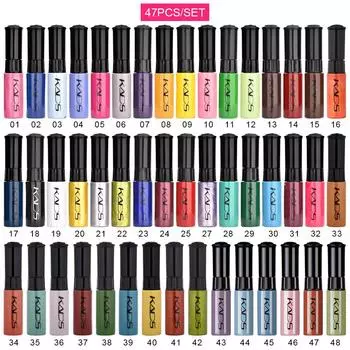 KADS 47 шт. набор лаков для стемпинга ногтей, лак для штамповки ногтей, лак для дизайна ногтей