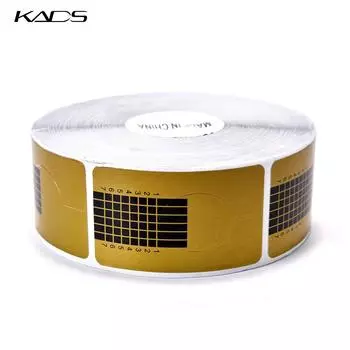 KADS 500 шт., инструменты для дизайна ногтей, наращивание ногтей, УФ-гель, наращивание, конструктор формы, руководство для наращивания ногтей, трафарет, маникюрные инструменты