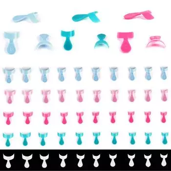 KADS 500 шт. накладные ногти французский короткий стиль 5 цветов акриловый УФ-гель для наращивания ногтей накладные ногти DIY аксессуары