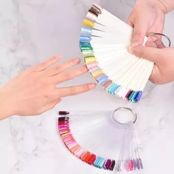 KADS 50 шт. Таблица цветов для ногтей Гель-лак для ногтей Советы по отображению ложной практики ногтей