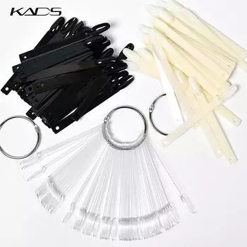 KADS 50 шт. Таблица для отображения ногтей УФ-гель-лак для дизайна ногтей Таблица цветов Практические советы Таблица отображения акриловых ногтей