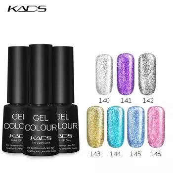 kads 7 мл платиновый гель-лак для ногтей супер блестящий эффект гель для ногтей идеальный замачиваемый УФ- и светодиодный цветной гель-лак для ногтей с фольгой хром