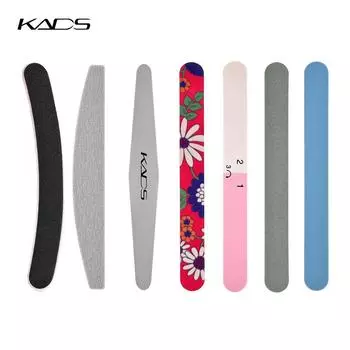 KADS 8 размеров пилочка для дизайна ногтей, инструменты для ногтей, шлифовальный буфер, инструмент, маникюрные пилочки