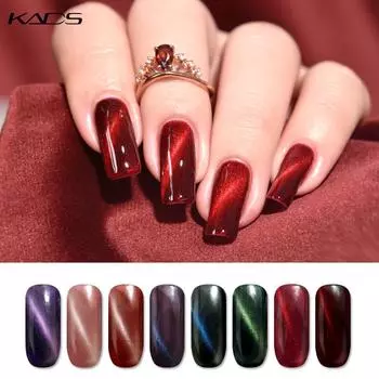 KADS 9,5 мл 3D гель-лак для ногтей «кошачий глаз» УФ-гель для ногтей Клей Гель-лак Верхнее покрытие Лак для маникюра Лак для дизайна ногтей