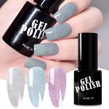 KADS 9,5 мл светоотражающий гель-лак для ногтей, сверкающий блестящий гель-лак для ногтей, гель-лак с вспышкой и выключением