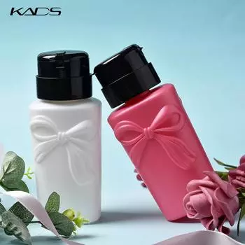 KADS ADS 200 мл Пустая бутылка для дизайна ногтей для средства для снятия лака Диспенсер для спирта Жидкость для хранения Очищающее средство для лака для ногтей Бутылка для дизайна ногтей