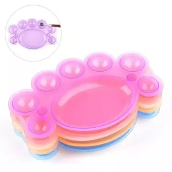 KADS Цветовая палитра для ногтей Гель-лак для смешивания рисунков Красочная пластина для красочного маникюра Дисплей для дизайна ногтей Палитра лака для ногтей