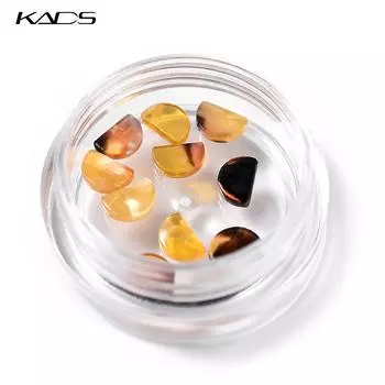 KADS имитация янтарного камня, 2 размера, 3D дизайн ногтей, красивое украшение для ногтей, очаровательные камни, аксессуары для маникюра