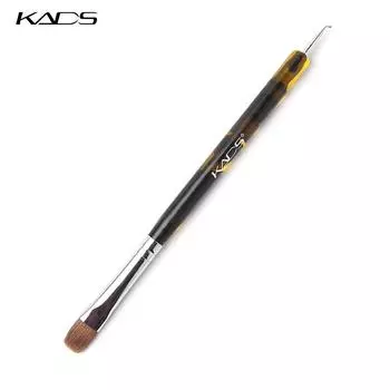 KADS Колинский соболь, кисть для французского маникюра, 2 способа, акриловый УФ-гель, набор кистей для дизайна ногтей, набор ручек, кисти для дизайна ногтей, ручка для нанесения точек на ногтях