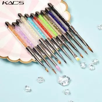 KADS Nail Art Brush Акриловая кисть для геля для ногтей Маникюр Живопись Рисунок Liner Pen