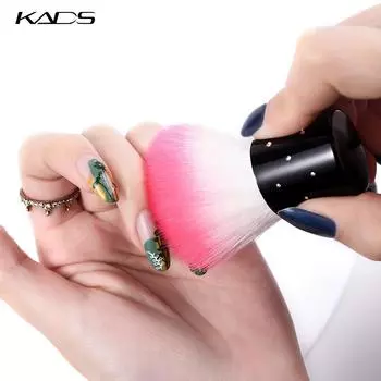 KADS Nail Beauty Мягкая щетка для ногтей от пыли Маникюрный инструмент Косметическая щетка для дизайна ногтей Кисть для дизайна ногтей Очиститель пыли Средство для удаления пыли