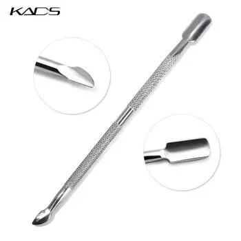 KADS Нержавеющая сталь Толкатель для кутикулы Толкатель для ногтей Маникюрный триммер для удаления кутикулы Металлический триммер для кутикулы Инструменты для удаления кутикулы