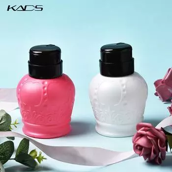 KADS пустая бутылка для жидкости для снятия лака, очищающее средство для ногтей, жидкость для хранения ногтей, диспенсер для спирта, маникюр