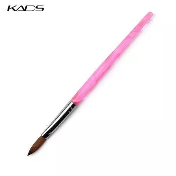 KADS размер 10 # Kolinsky, нейлоновая кисть для дизайна ногтей, акриловая кисть, кисти для рисования, профессиональные кисти для дизайна ногтей, маникюра для геля