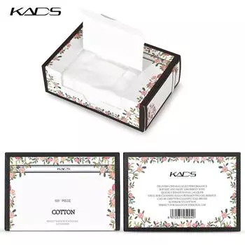 KADS салфетки для ногтей 600 шт./лот безворсовые салфетки для снятия гель-лака для ногтей маникюр хлопковые салфетки для ногтей инструменты