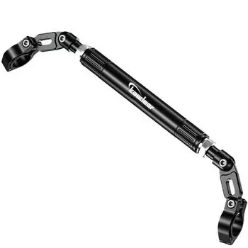 Kaedear Handle Brace Bike Clamp Bar Brace Bar Multi Bar Handle Диаметр 22 мм Длина Предотвращение царапин Крепление Double Wish Center Bar 290-430 мм чёрный