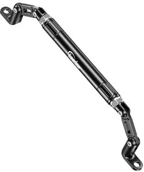 Kaedear Мотоциклетный держатель зеркала, зажим, многофункциональная перекладина, кронштейн для зеркала для мотоциклов, скутеров, двойная перекладина для зеркал типа гусиное крыло KDR-HB6 (черный) чёрный