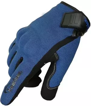 Kaedear Motorcycle Summer Mesh Touch Operation Unique Fingertip Sewing Breathable Motorcycle Gloves, Protector, Gloves/Smartphone Compatible,