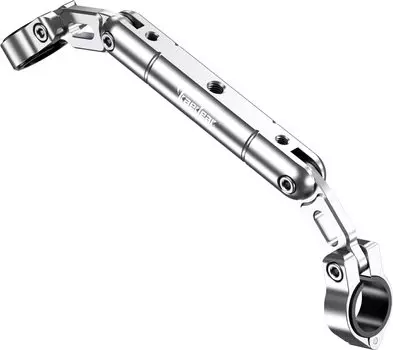 Kaedear велосипедный зажим для руля Multi Bar Mount Hand Brace Double Wish Bar KDR-HB4 (Серебряный) серебряный