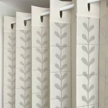 KAEI LACE Accordion Flapping Heat Thick Free Made in Scandinavian Leaf Long Size Beige 150cm Width x 200cm Kaei-lace Шторы, Шторы, Моющиеся, бежевый