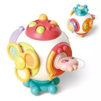 KaeKid Busy Cube Монтессори игрушка Детская игрушка 0 лет Развивающая игрушка 1 год Бизи-доска Раннее развитие Обучение кончиков пальцев Ключ распознавания цвета