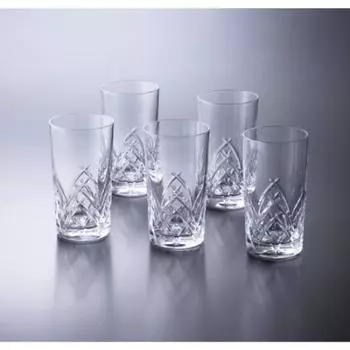 Kagami Crystal Tumbler Set of 5 250cc TS768-2700