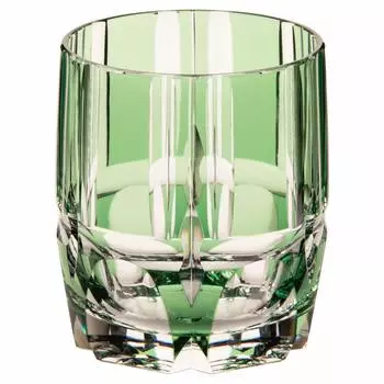 Кагами Кристалл (Кагами) Rocks Glass Bamboo Zen Green 250cc Edo Kiriko T117-1908CGR