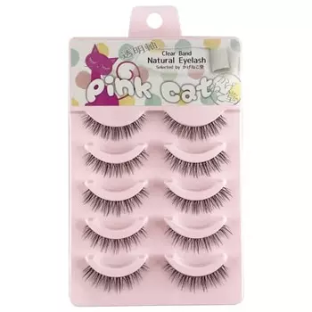 Kagenekodo false eyelashes (transparent shaft n-FXAH4 5 pairs natural volume 2mm-10mm n-FXAH4)