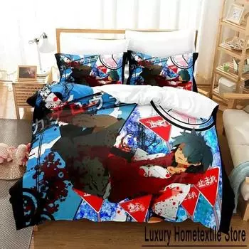 Kagerou Project Комплект постельного белья Односпальная кровать Twin Full Queen King Size Комплект постельного белья для взрослых и детей, комплект постельного белья с 3D-аниме 70x133cm 2pcs