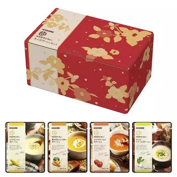 Kagome Health прямая доставка Зимний суп-пюре, чтобы насладиться домашними овощами 16 видов пакетов x 4 (4 сумки)